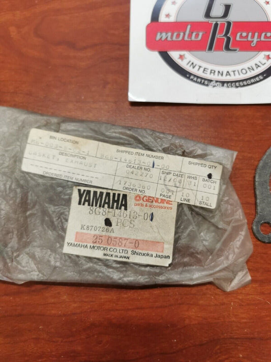 NOS Yamaha CS340 ET410 ET340 ET400 GASKET EXHAUST PIPE SUB. 8G8-14613-01-00 Y75