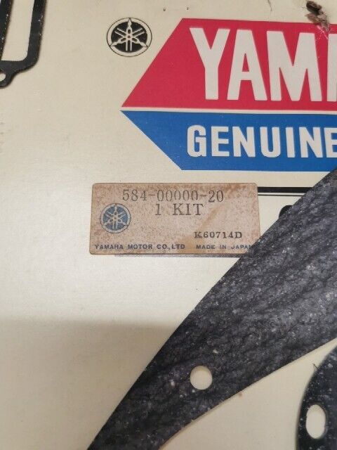 NOS Yamaha 1976 XS650 INCOMPLETE GASKET KIT 584-00000-20-00 584-W0001-01-00 Y133