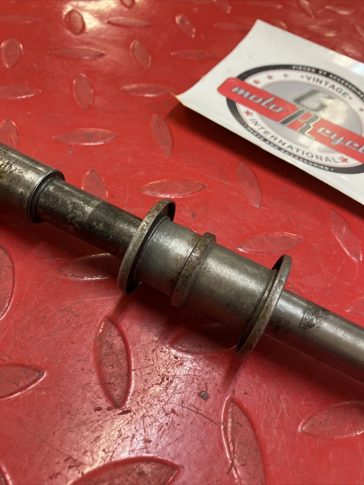 Suzuki RM125 1986 Front wheel axle bolt spacer collar 2
