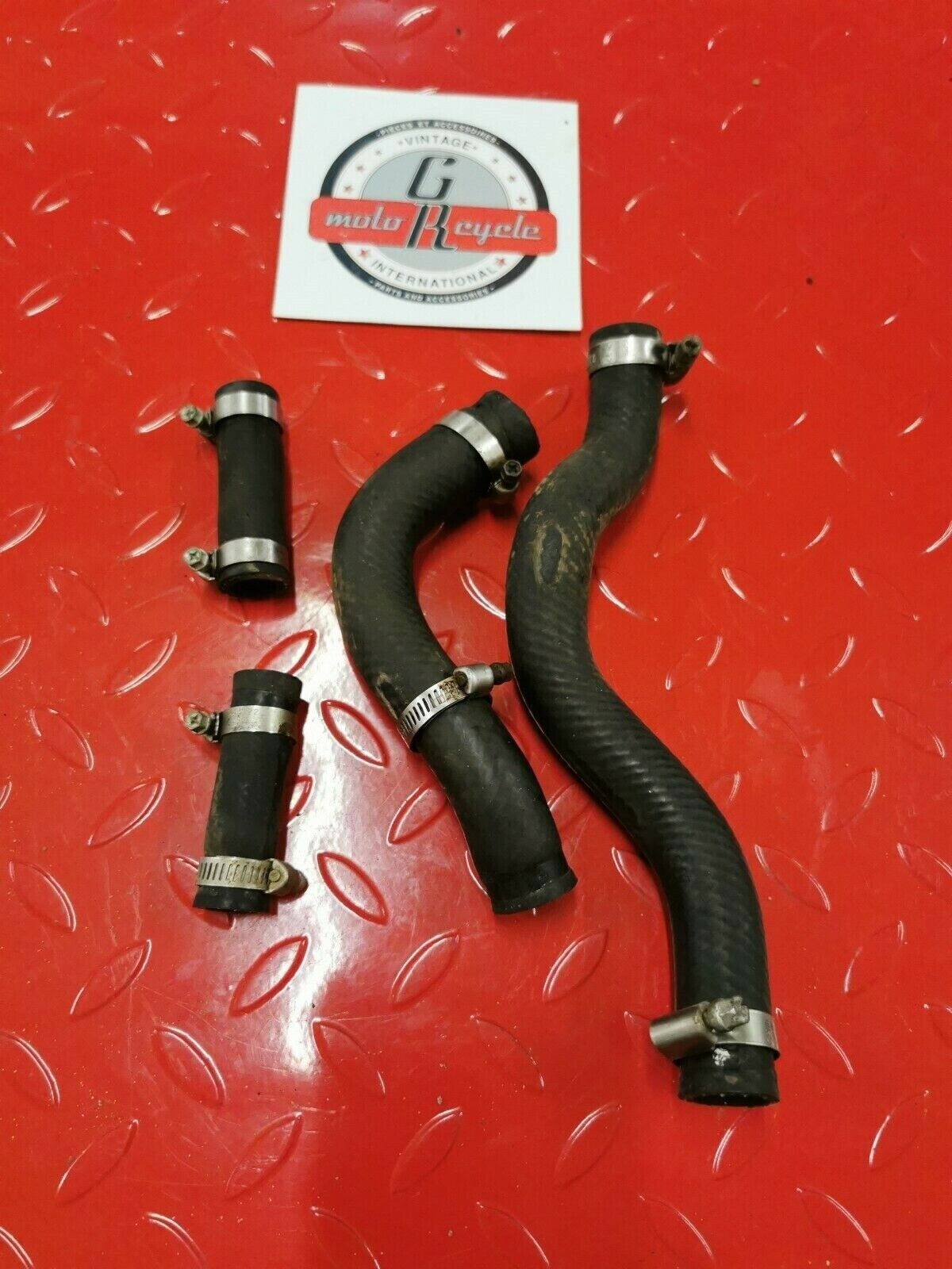 Suzuki RM250 2003 radiator hose inlet outlet pipe joint 17851-37F00 17852-37F00