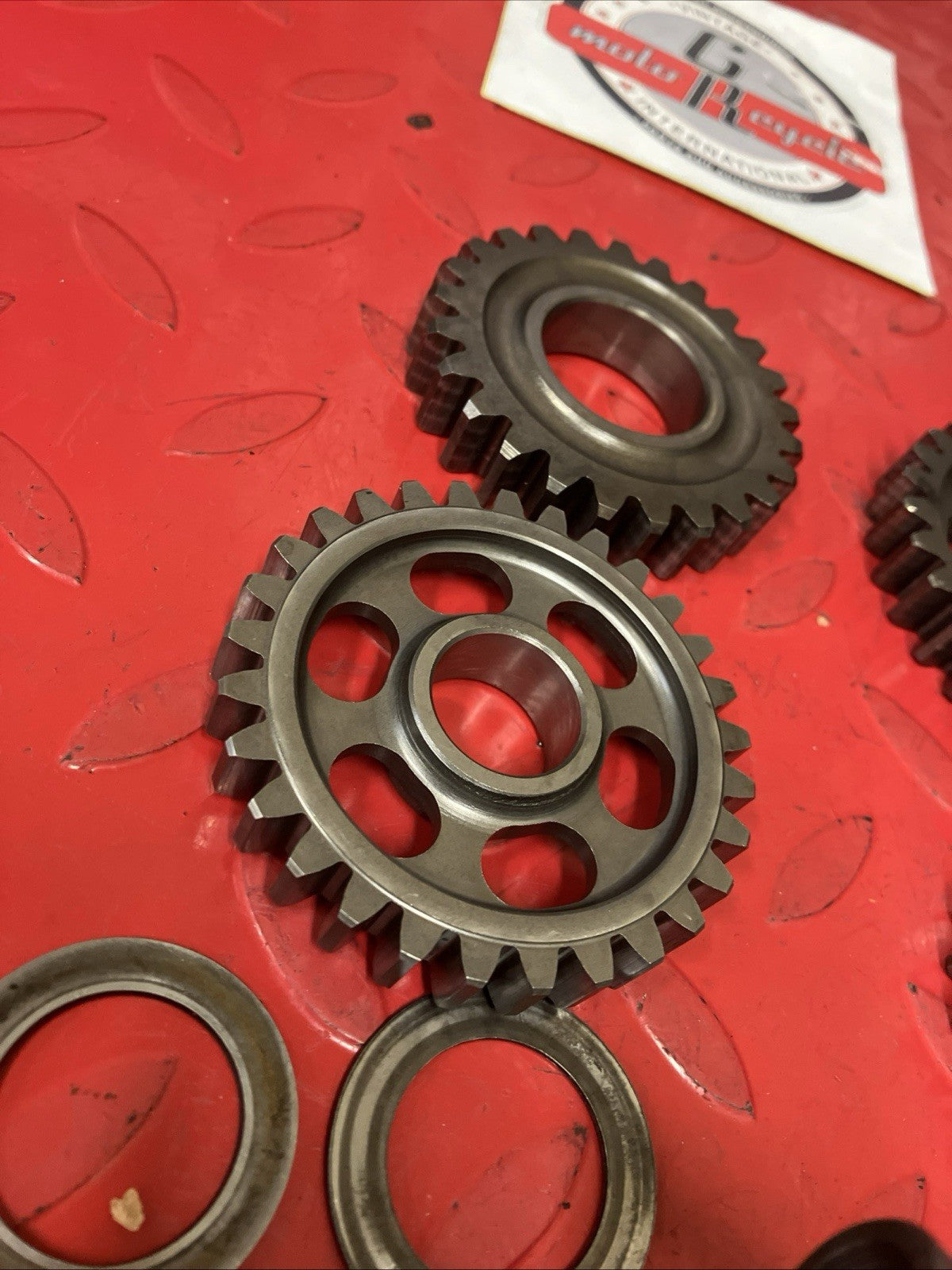 Honda CR250R 1991 Transmission shaft gear incomplete 1988 1989 1990