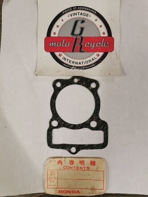 NOS HONDA XR75 1976 GASKET CYLINDER 12191-116-000 H100
