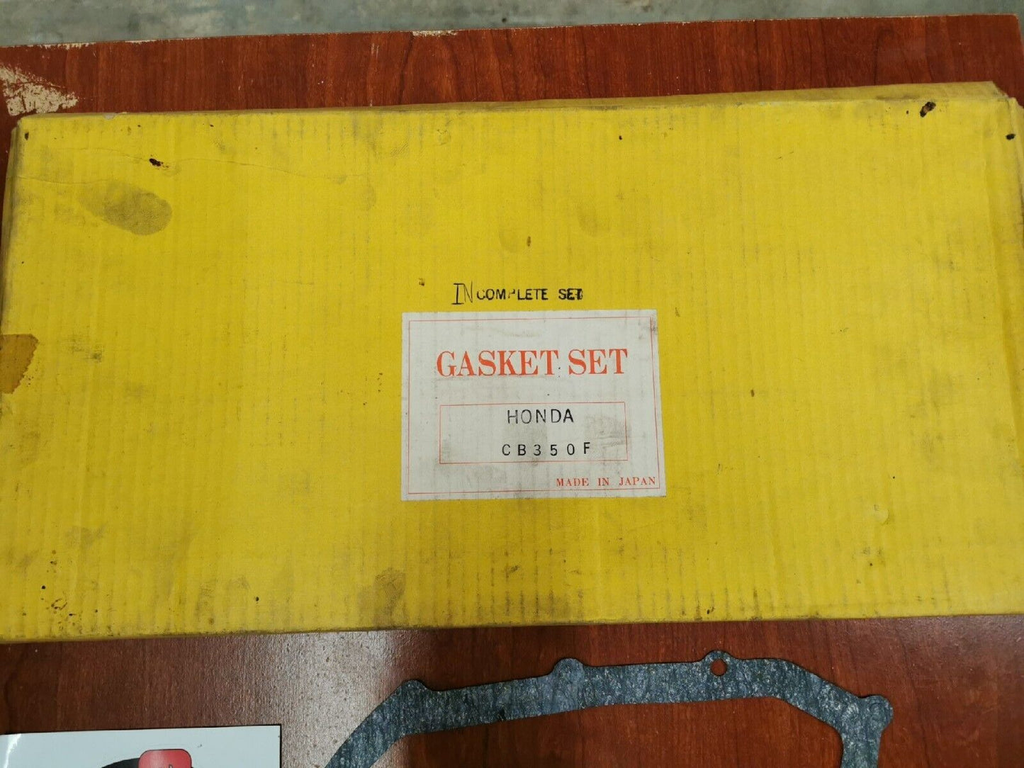 NOS Honda CB350F GASKET KIT INCOMPLETE H37