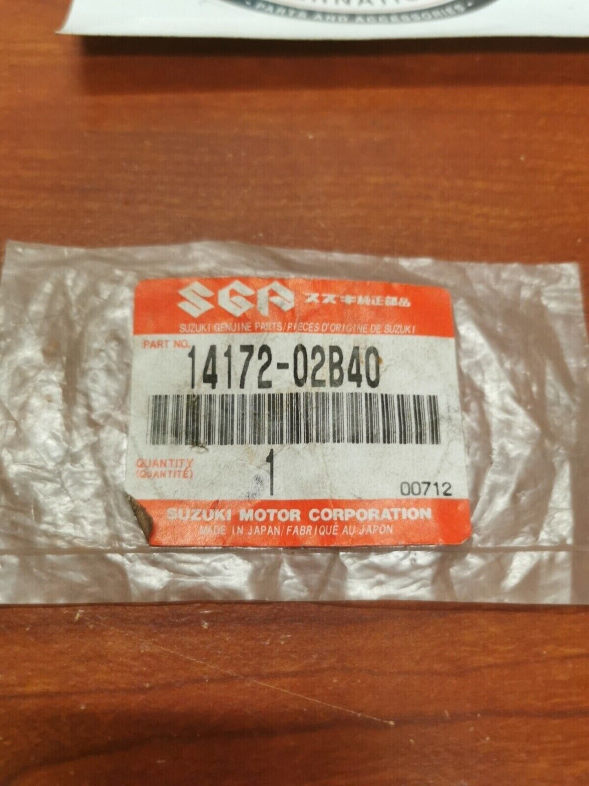 NOS Suzuki RM80 EXHAUST FLANGE WASHER 14172-02B40 S20
