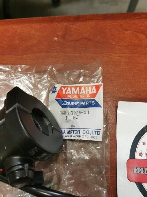 NOS Yamaha HANDLE SWITCH 360-83975-03 SUB 360-83975-01-00 360-83975-02-00 Y133