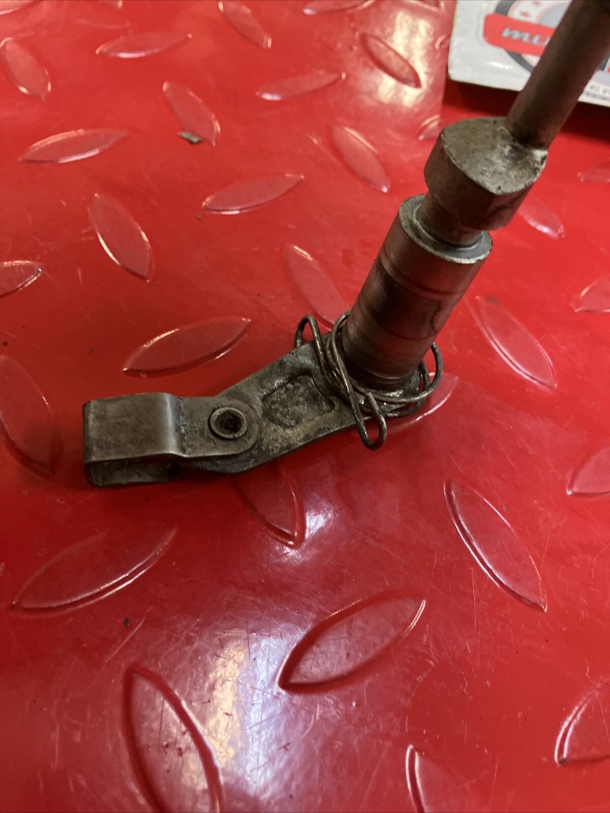 Yamaha YZ400 1977 clutch lifter actuator release arm lever push