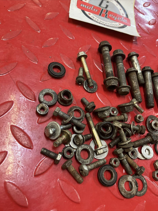 Suzuki RM125 1985 misc frame bolt nut collar washer hardware 1984