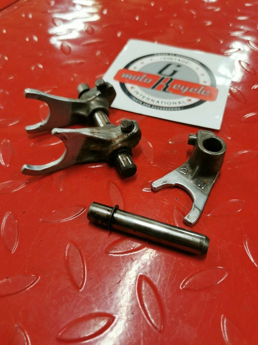 Yamaha MX100 1980 transmission gearshift gear shift forks 463-18512-00-00
