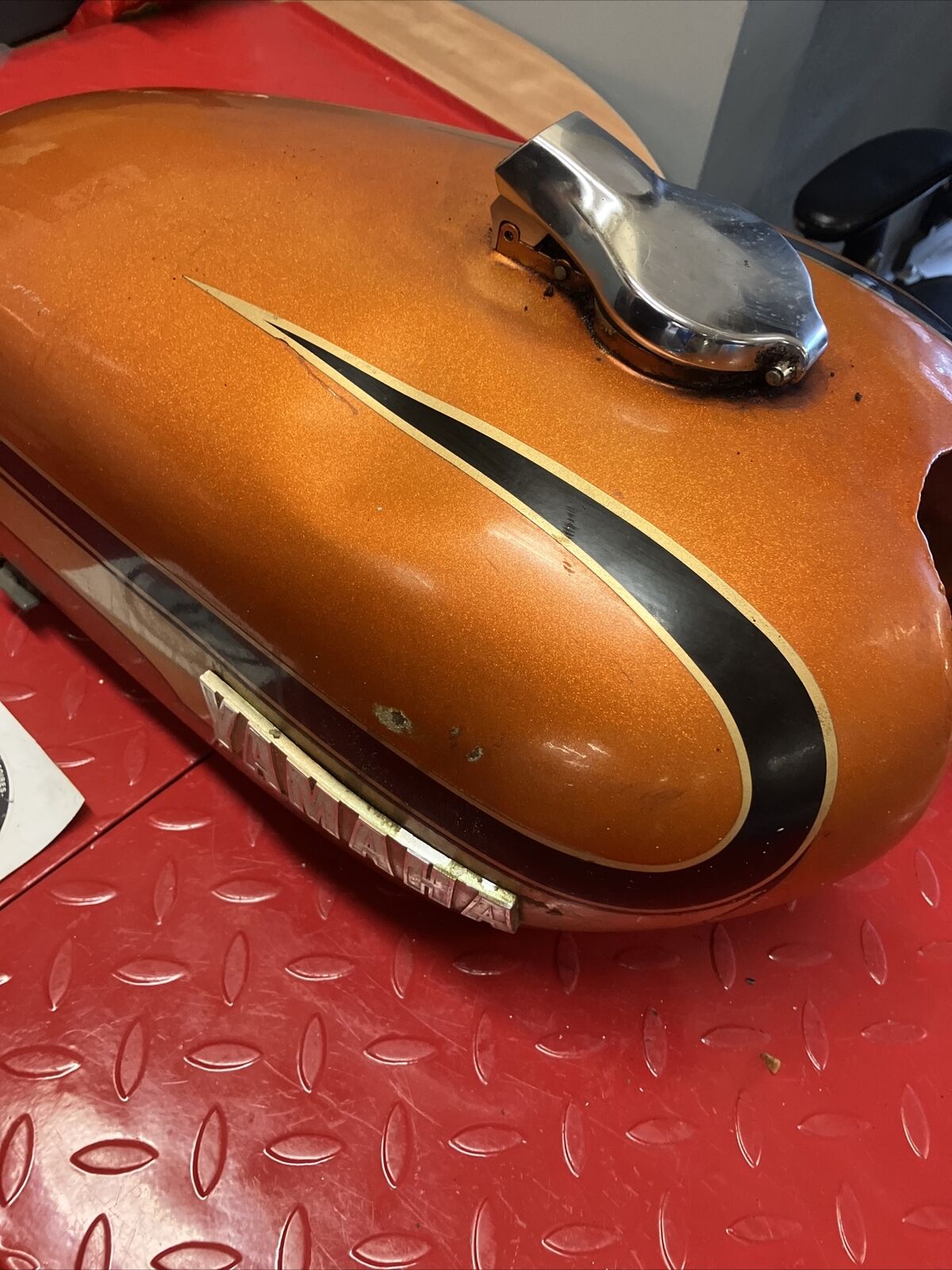 Yamaha TX750 1973 Fuel tank gas petrol reservoir