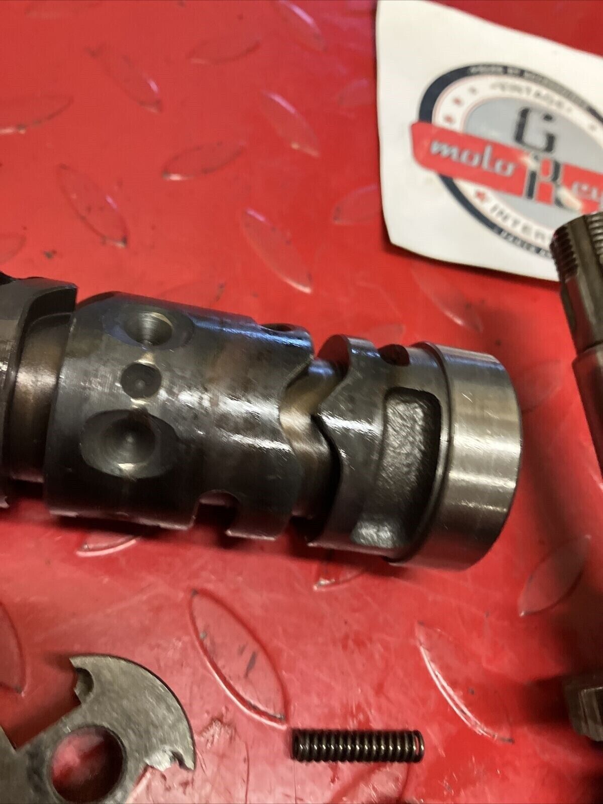 Suzuki DS100 1978 transmission gearshift gear shift drum cam forks axle shaft