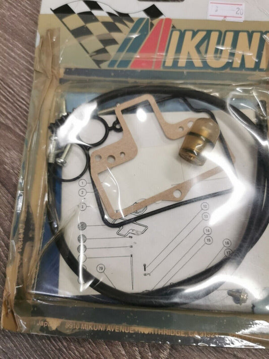 NOS MIKUNI Carburetor Carb Repair Rebuild Kit INCOMPLETE KHS-001 J20