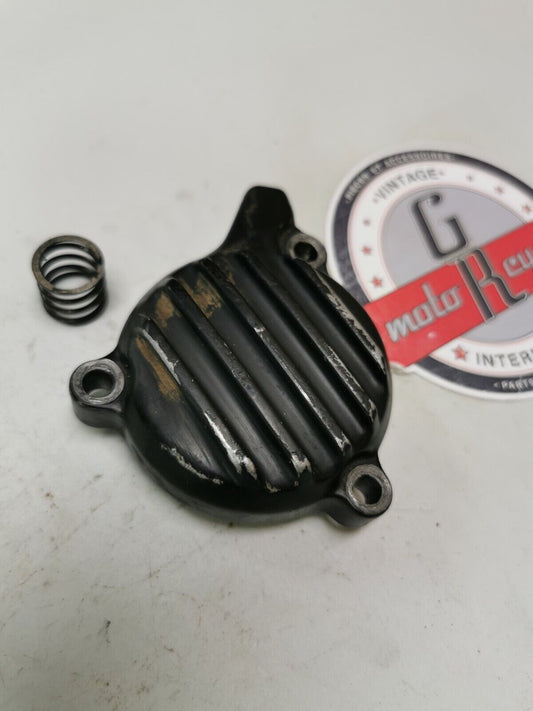 Honda XR200R 1984 oil filter right crankcase cover spring XR250R 2