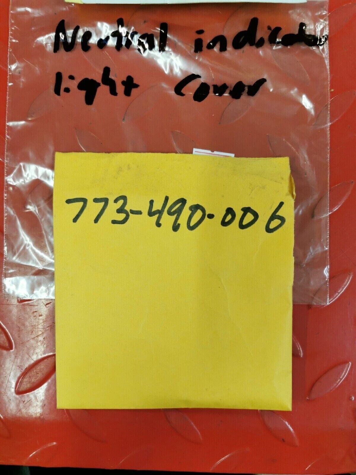 NOS PUCH BOMBARDIER MAXI NEUTRAL INDICATOR LIGHT COVER 773-490-006  P3