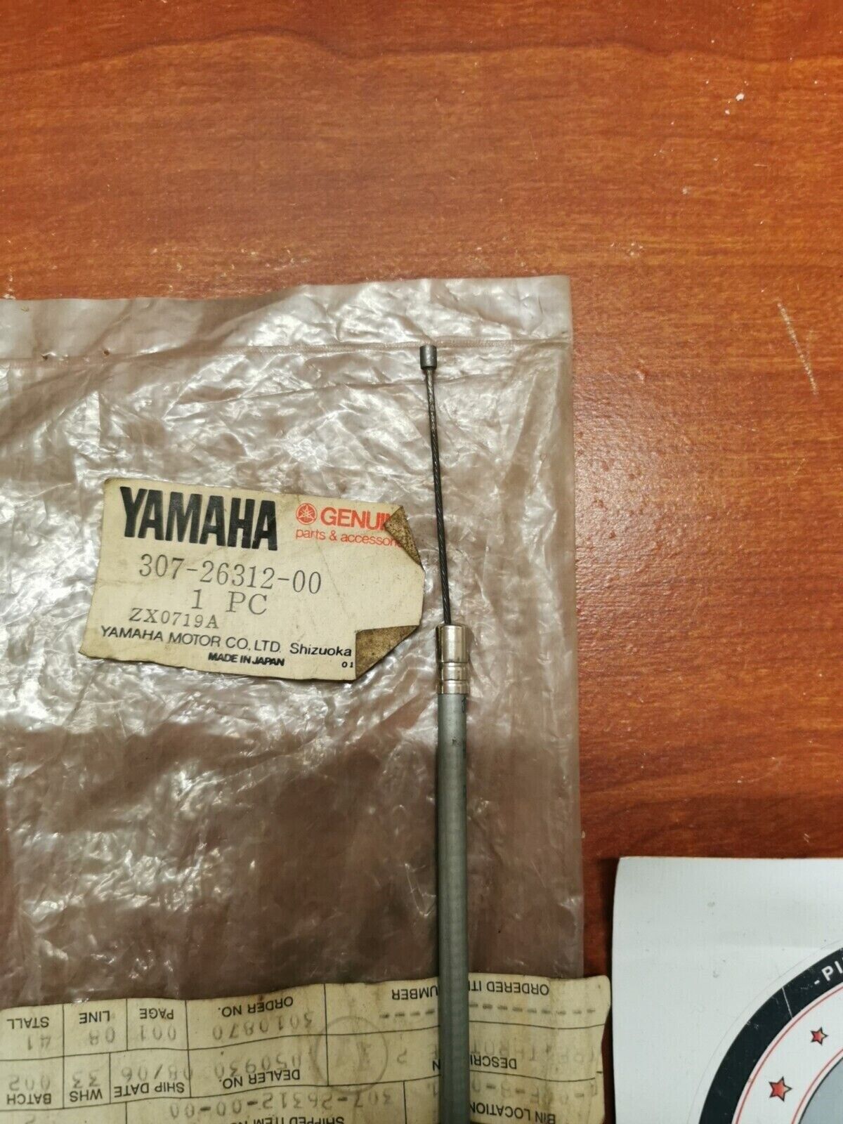 NOS Yamaha 1972 LS2 THROTTLE CABLE 2 307-26312-00-00 Y86