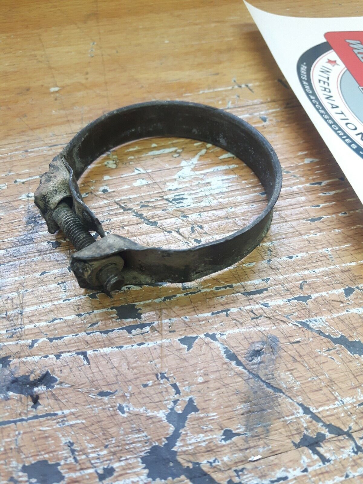 Honda XL600R 1984 intake manifold insulator band clamp 16223-357-010