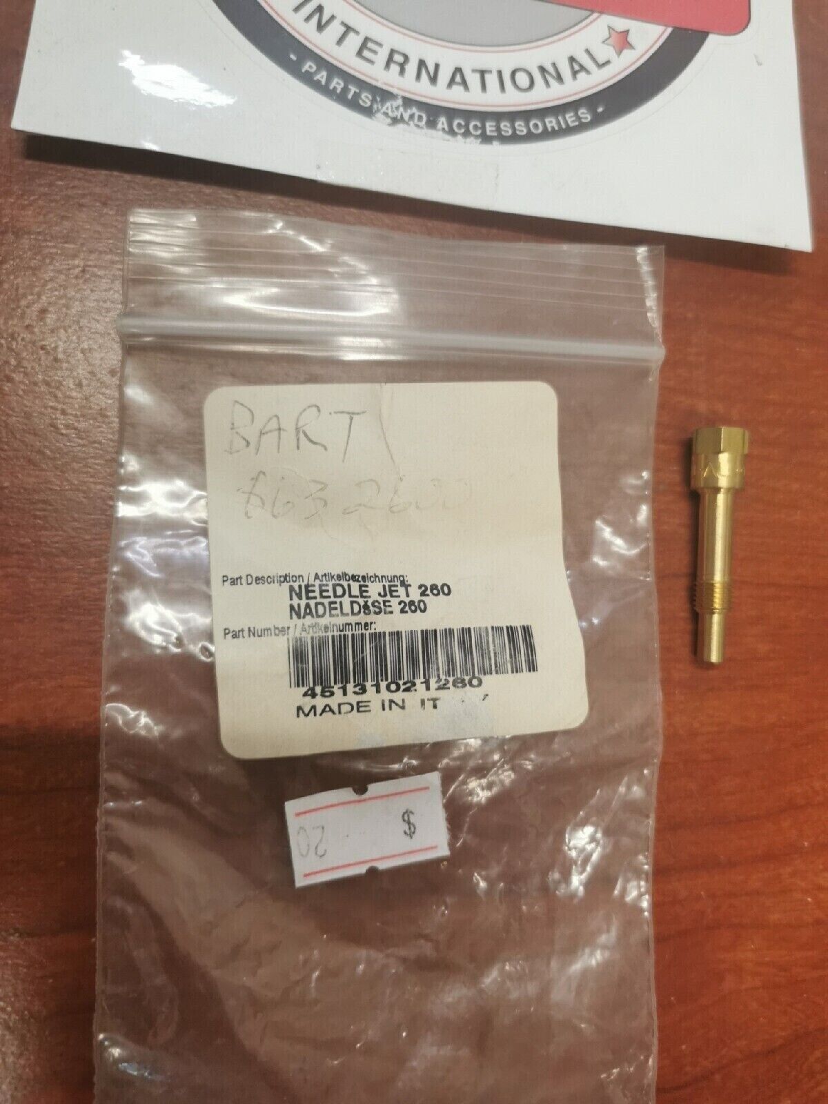 NOS KTM 50SX NEEDLE JET 260 45131021260 KT3