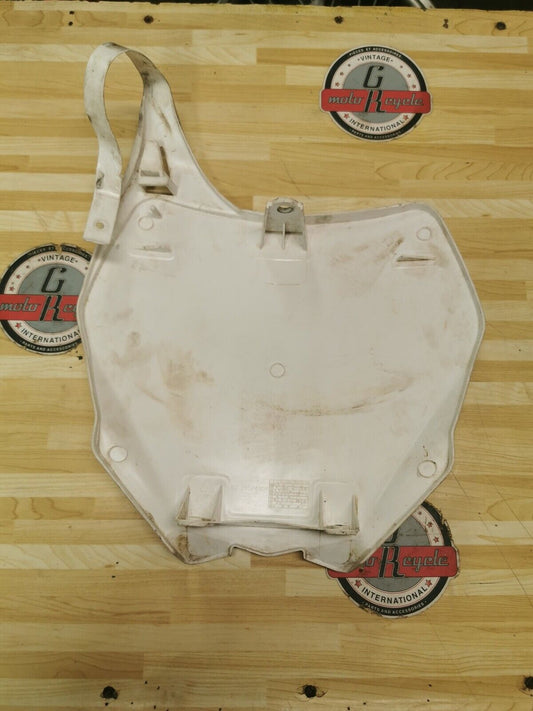 Yamaha YZ450F 2009 front number plate plastic fairing G