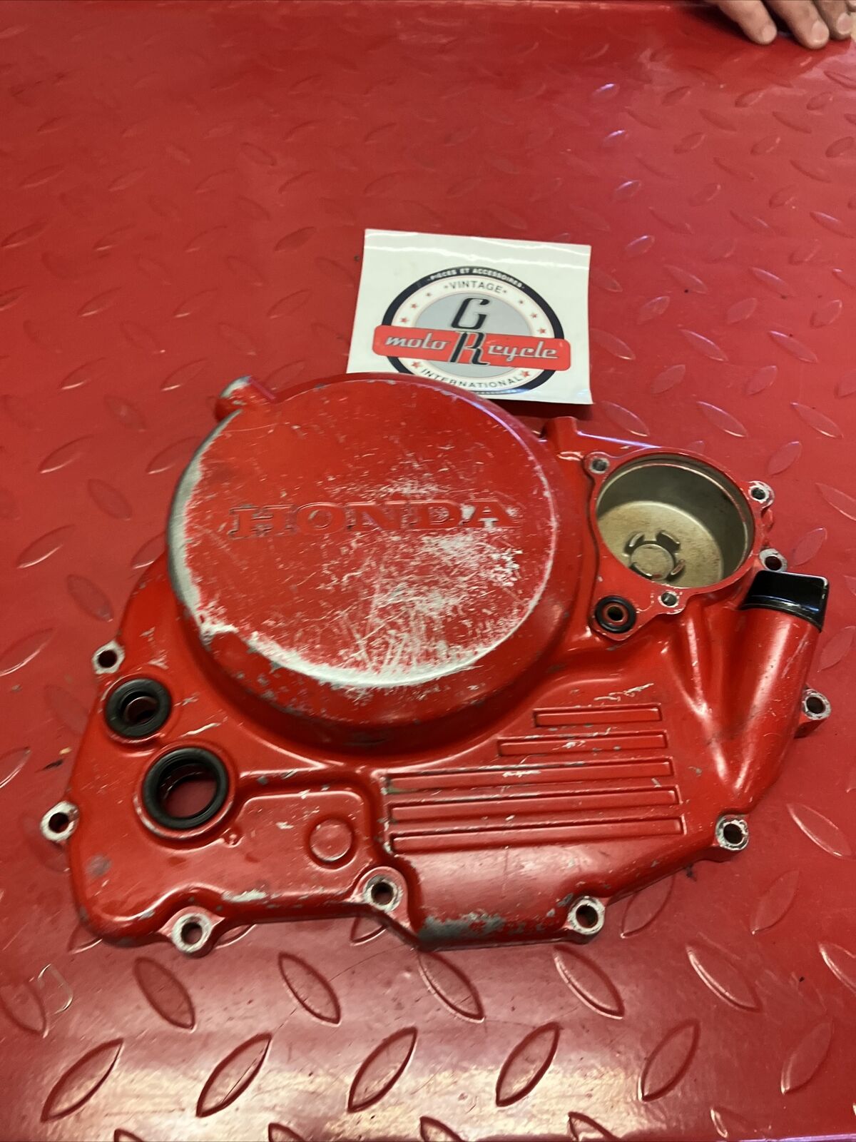 Honda XL350R 1986 Right crankcase clutch cover