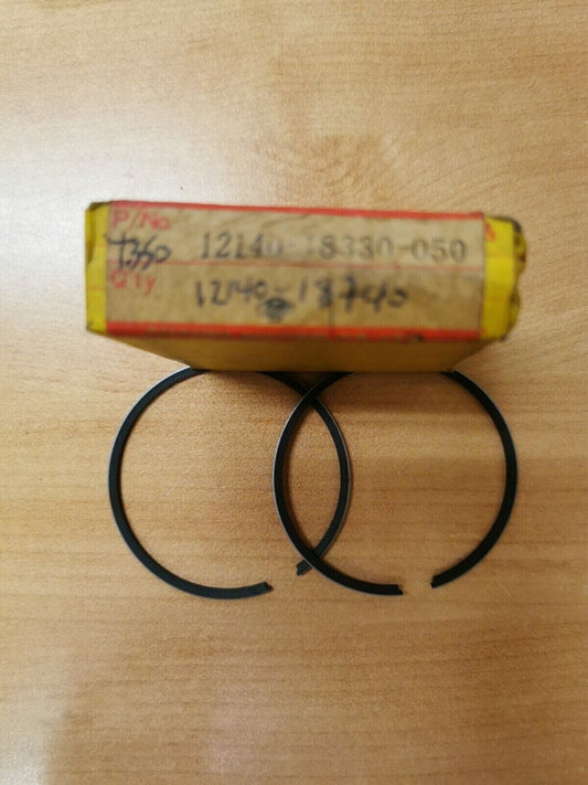 NOS SUZUKI T350 1970 PISTON RING SET 12140-18330-050 S8