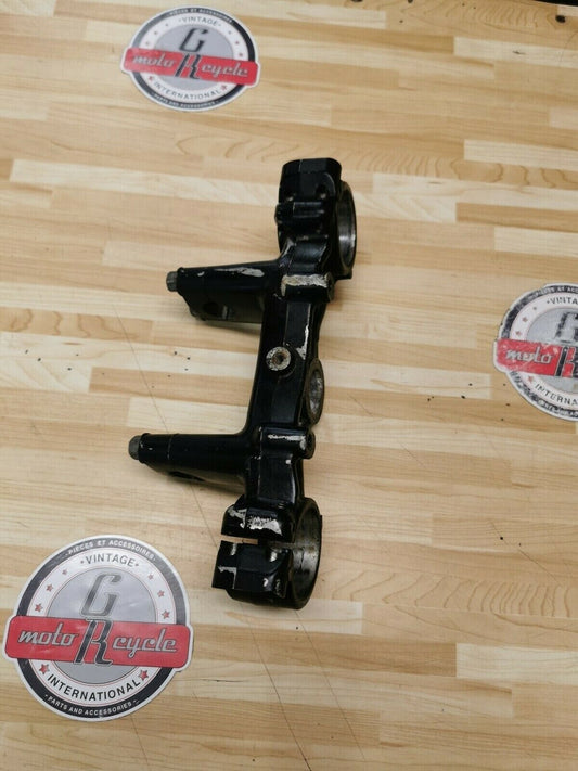 Yamaha YZ125 1987 steering stem triple tree crown top bridge handlebar 1988 yz25