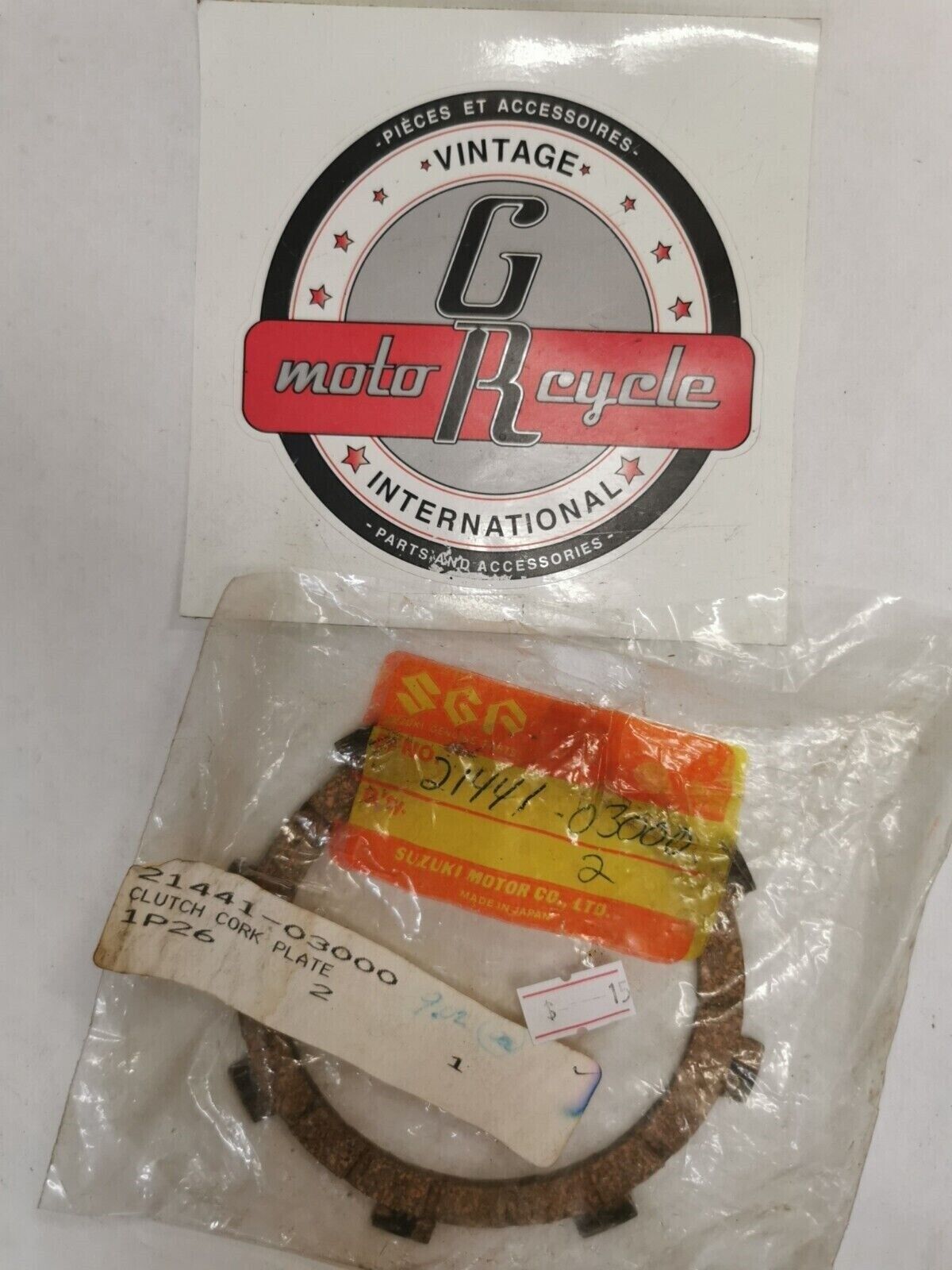 NOS SUZUKI TS75 CLUTCH CORK PLATE 21441-03000 S27