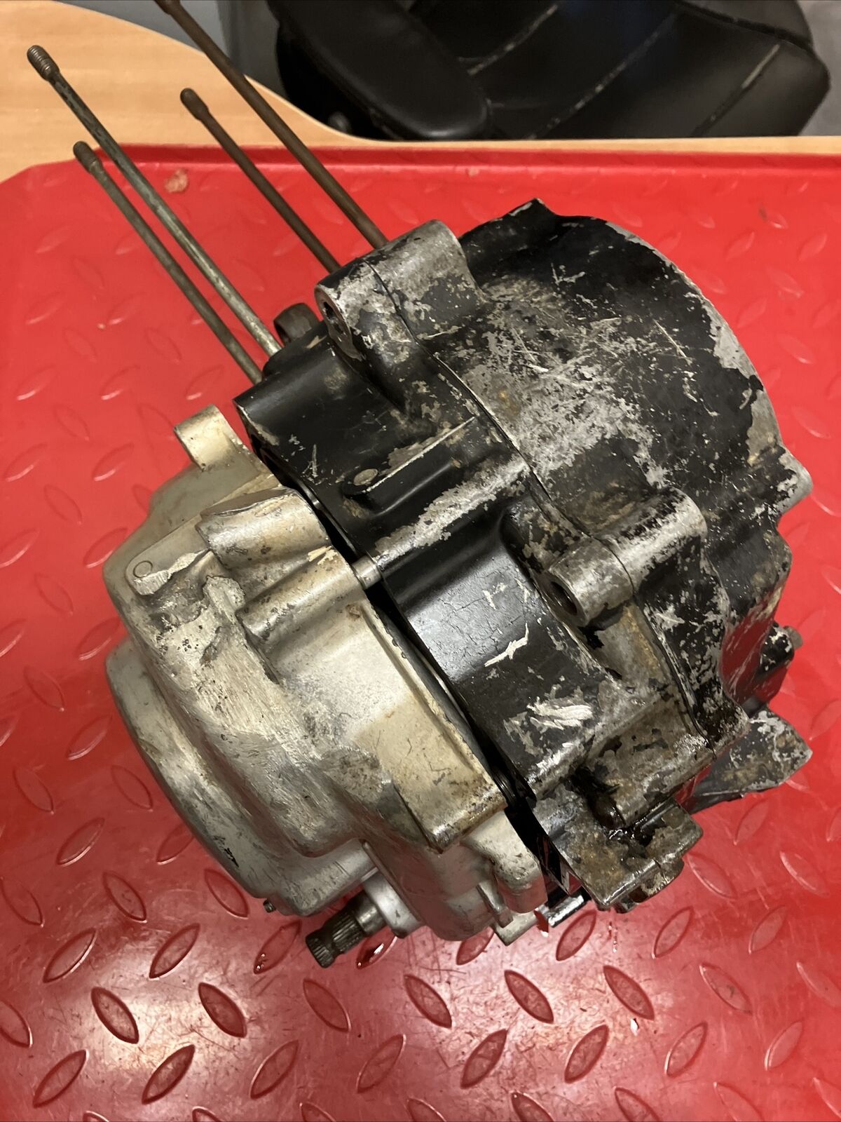 Honda XR100 1984 engine mottor bottom end crankcase crankshaft transmission