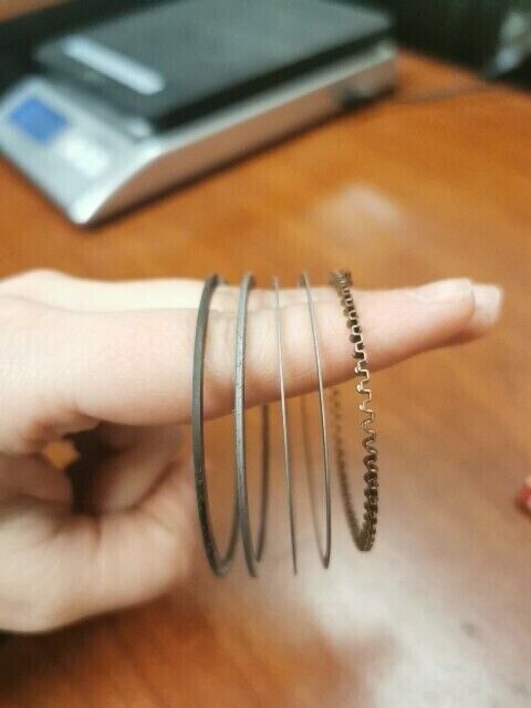 NOS Honda XL125 K0 K1 PISTON RING SET 0.50 13031-365-004 H78