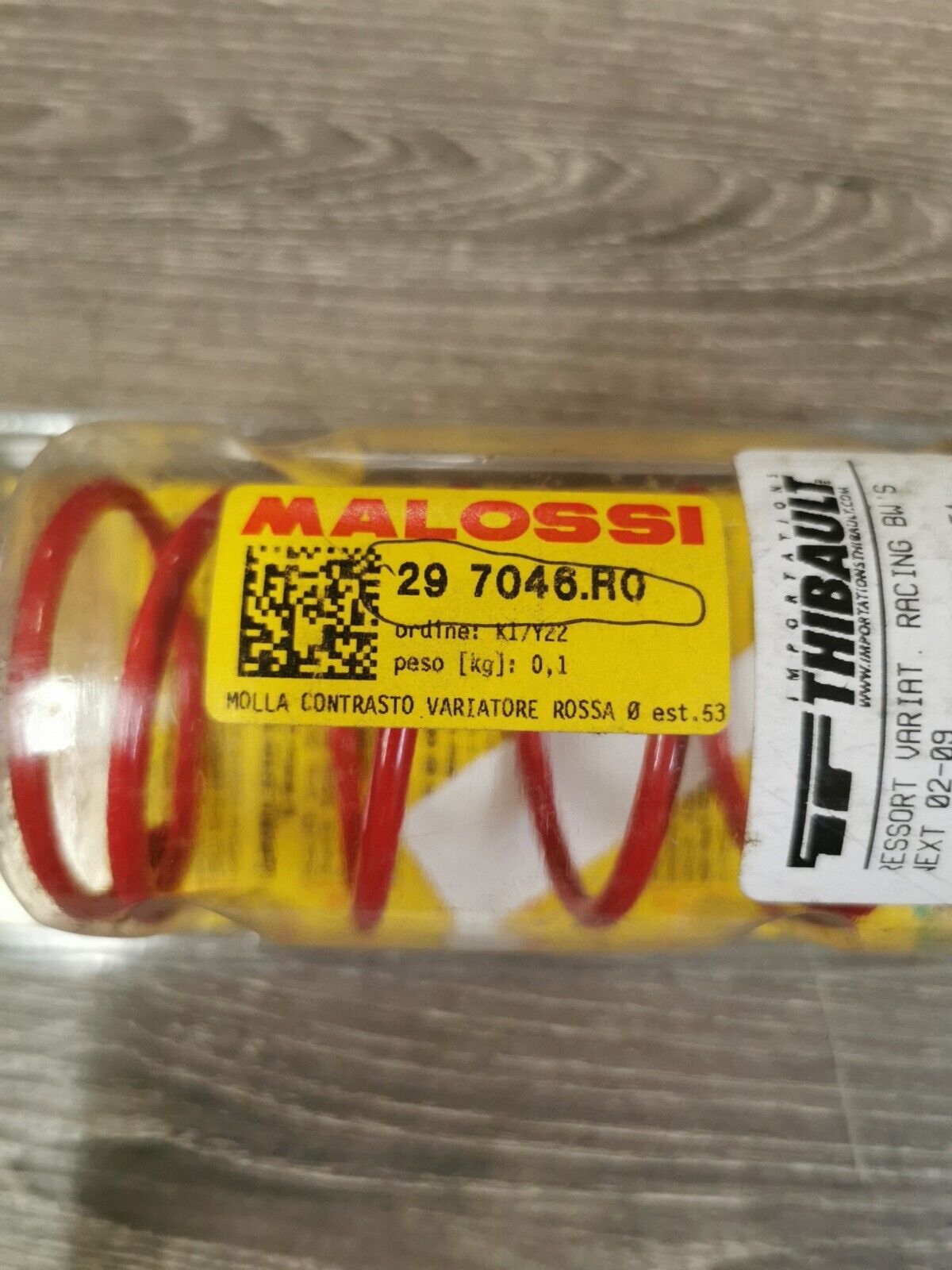 NOS MALOSSI Red CONTRAST Spring Variator 29 7046.R0 J32