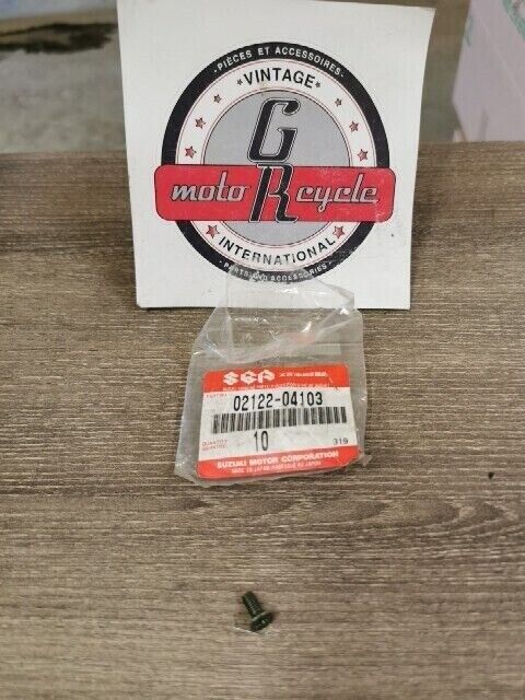 NOS SUZUKI DRZ125 DRZ125L 2003 - 2007 SCREW UPPER 02122-04103 S39