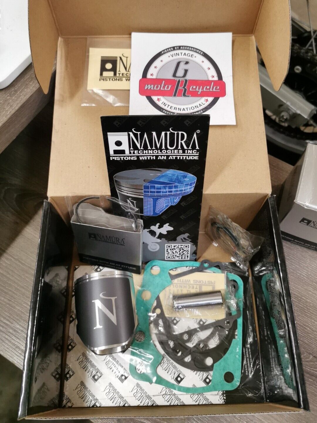 NOS NAMURA CR250R 2005 - 2007 TOP END REPAIR KIT PISTON GASKET NX-10028K J33