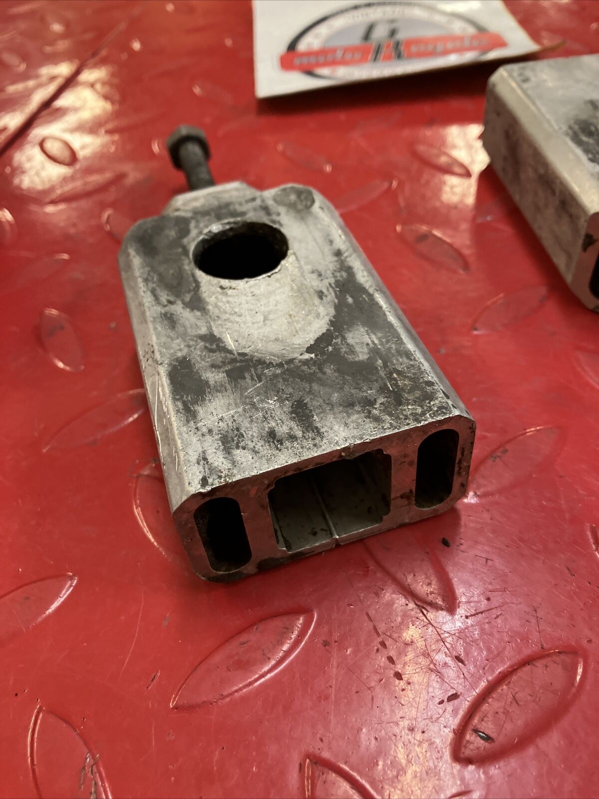 Honda CR250R 1982 swingarm chain adjuster block CR125R CR480R CR500R 1984