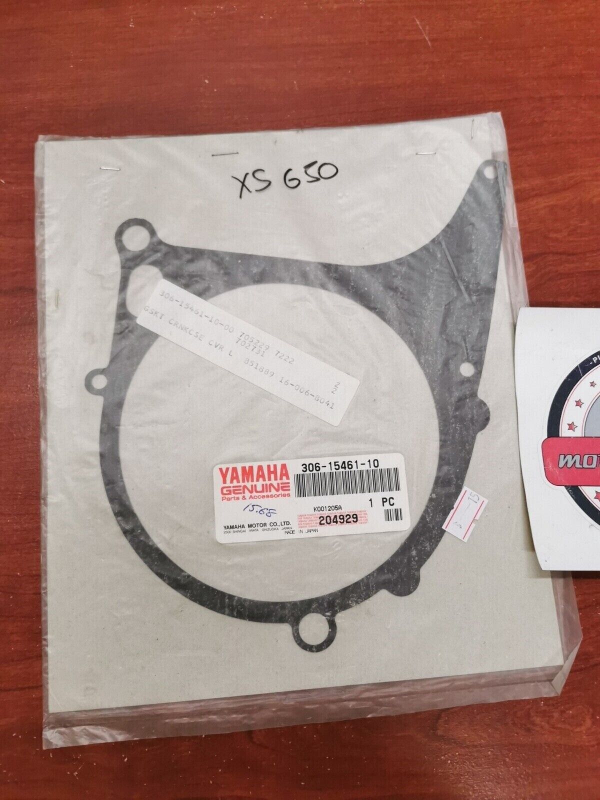 NOS Yamaha XS650 XS1 XS2 TX650 CRANKCASE COVER GASKET 306-15461-10-00 Y94