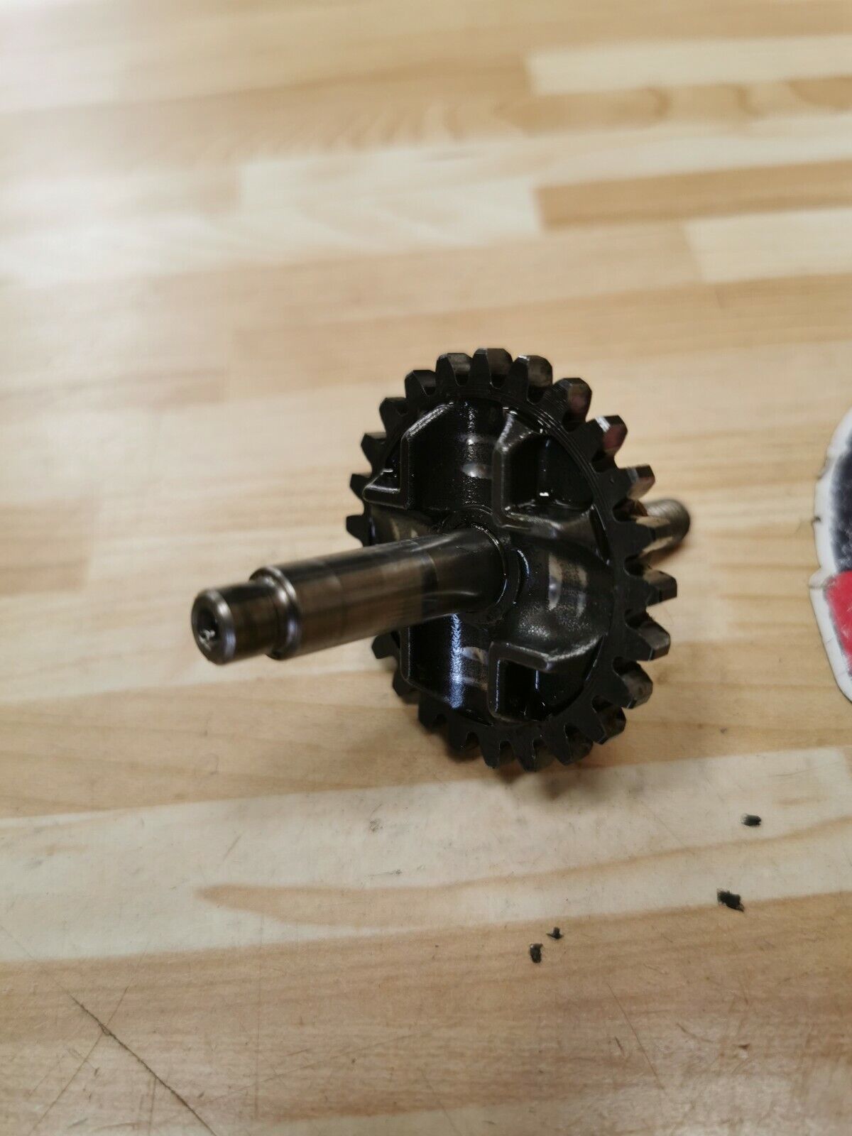 Honda CR80R 1984 waterpump water pump shaft gear CR85R