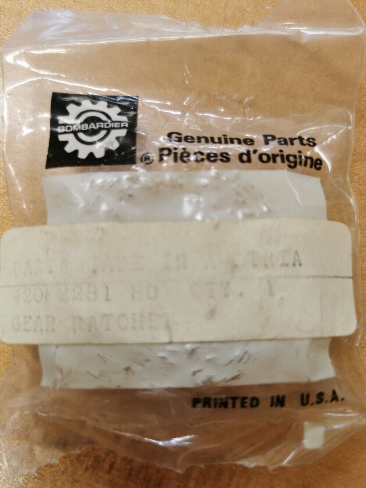 NOS CAN-AM MX TNT KICKSTARTER RATCHET  GEAR 420-228-180  CA2