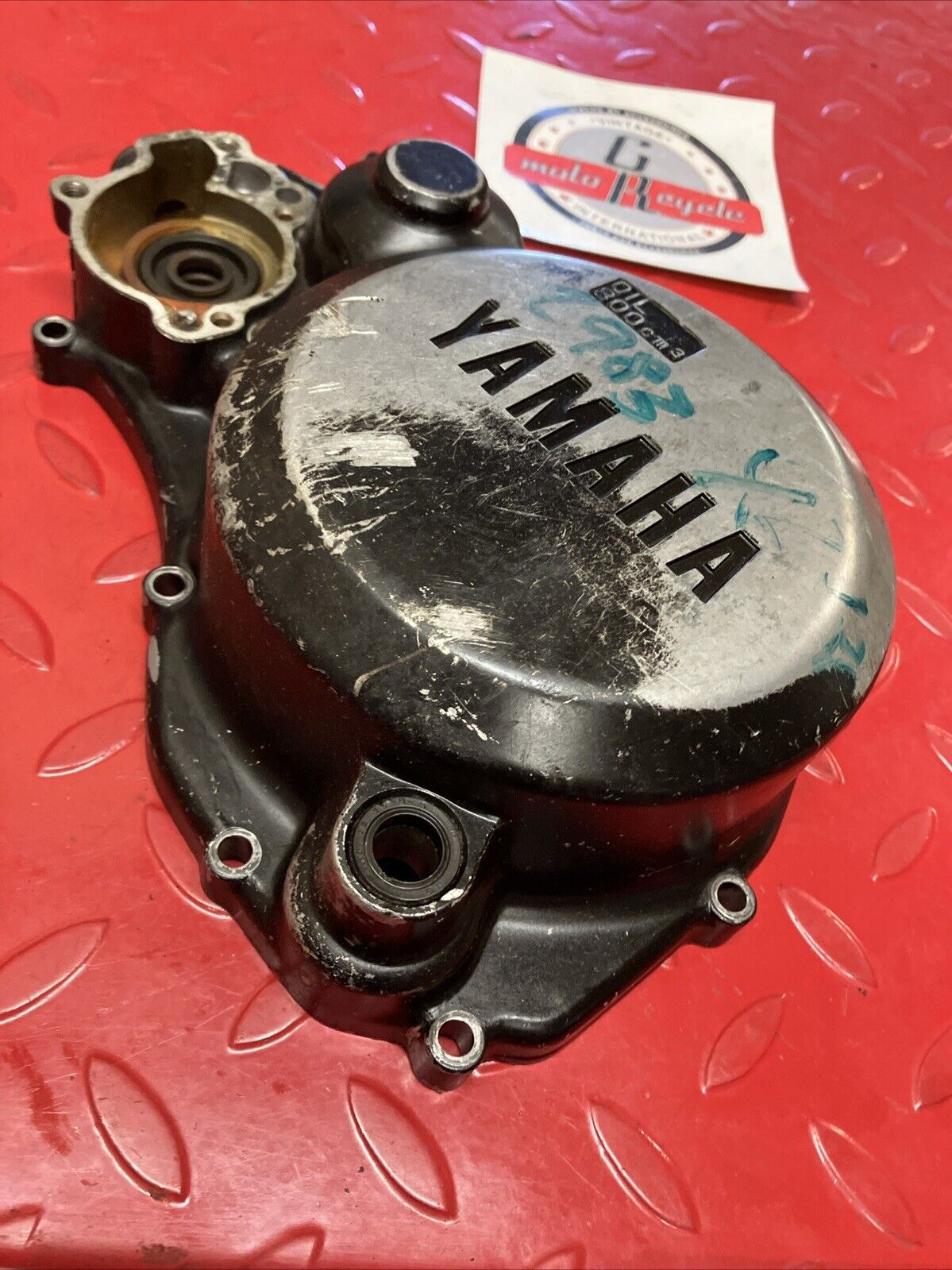 Yamaha YZ125 1983 Left crankcase clutch cover 1984 1985