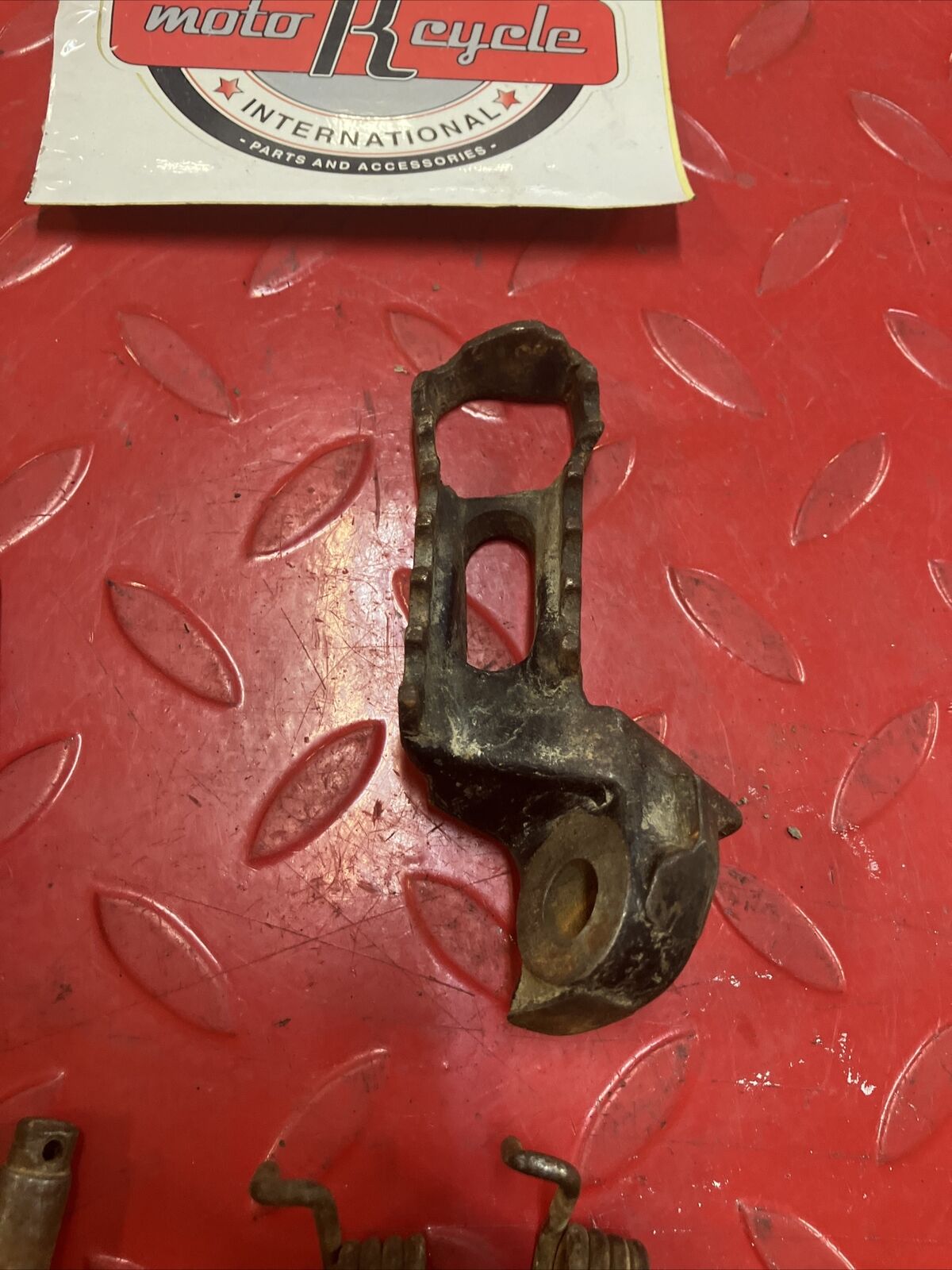 Honda CR250R 1986 Left right footpeg foot peg rest CR500R 50616-KS7-000 2