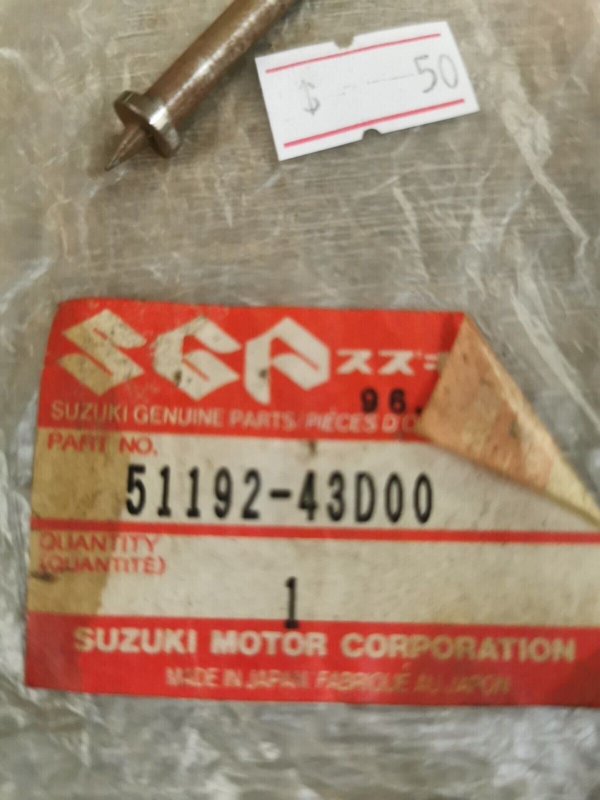 NOS SUZUKI RM250 NEEDLE 51192-43D00 S23