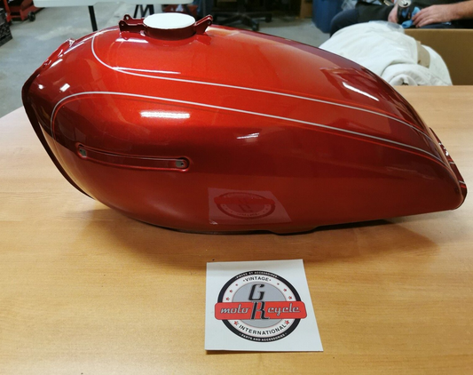 NOS KAWASAKI KZ400 1976 1977 TANK FUEL RED 51001-109-3R