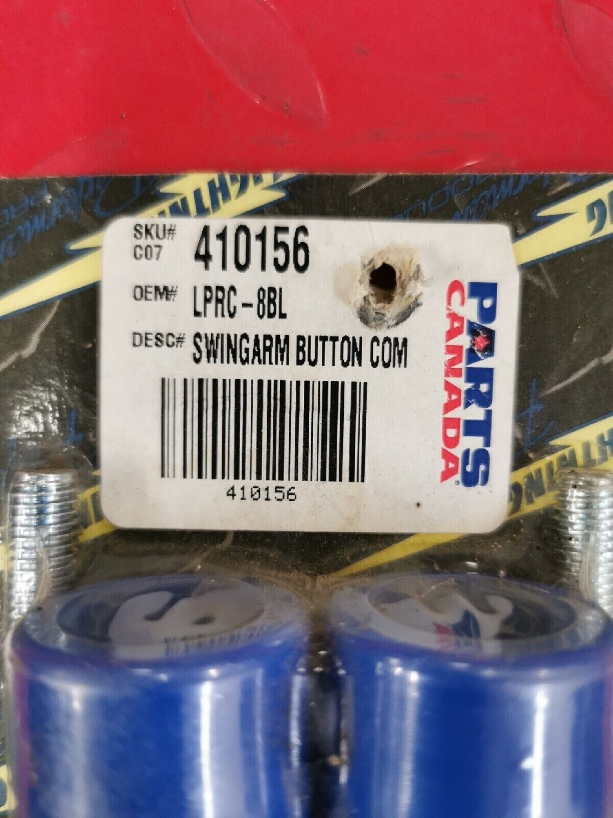 NOS  LIGHTNING    Swingarm Spools  BLUE       LPRC-8BL  J11