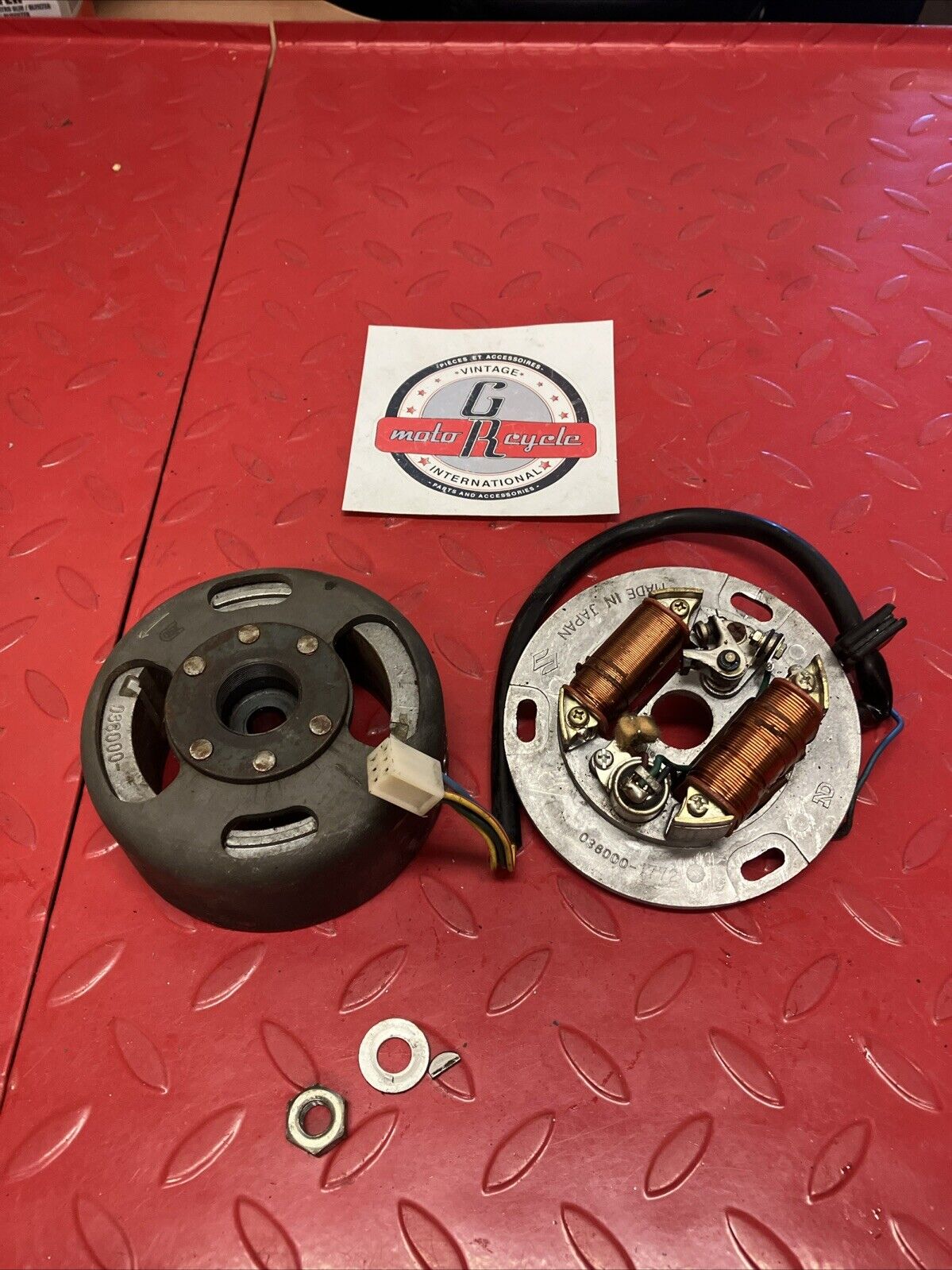 Suzuki RV90 1975 stator magneto flywheel rotor