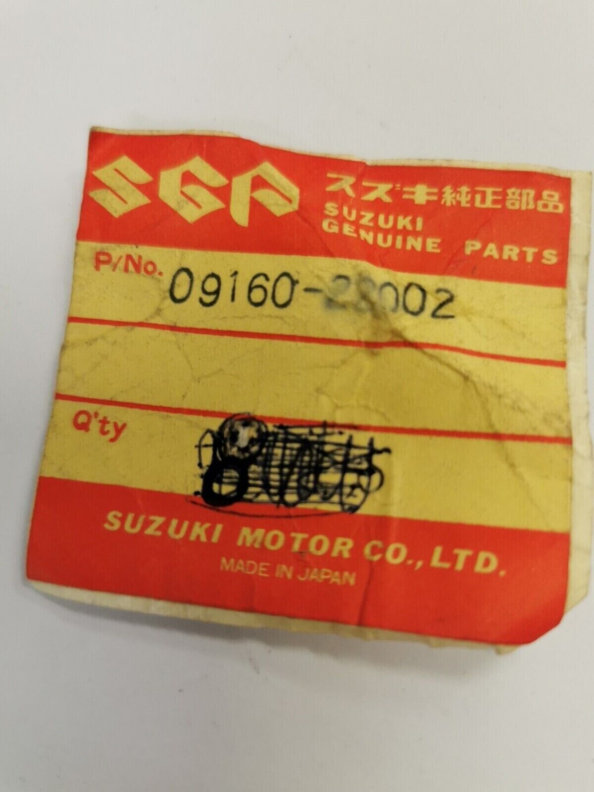 NOS SUZUKI FR80 1975  WASHER 09160-28002 S28
