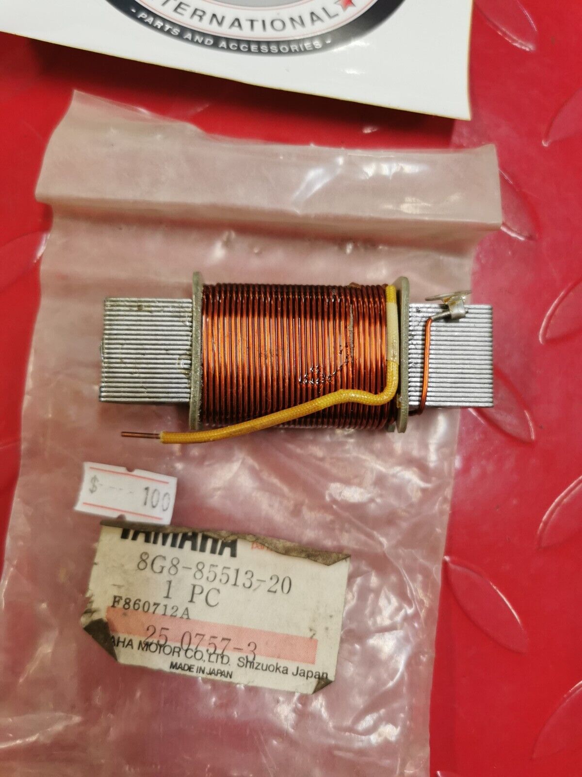 NOS Yamaha ET340 ET300 SS440 SR540 COIL LIGHTING 8G8-85513-20-00 Y16