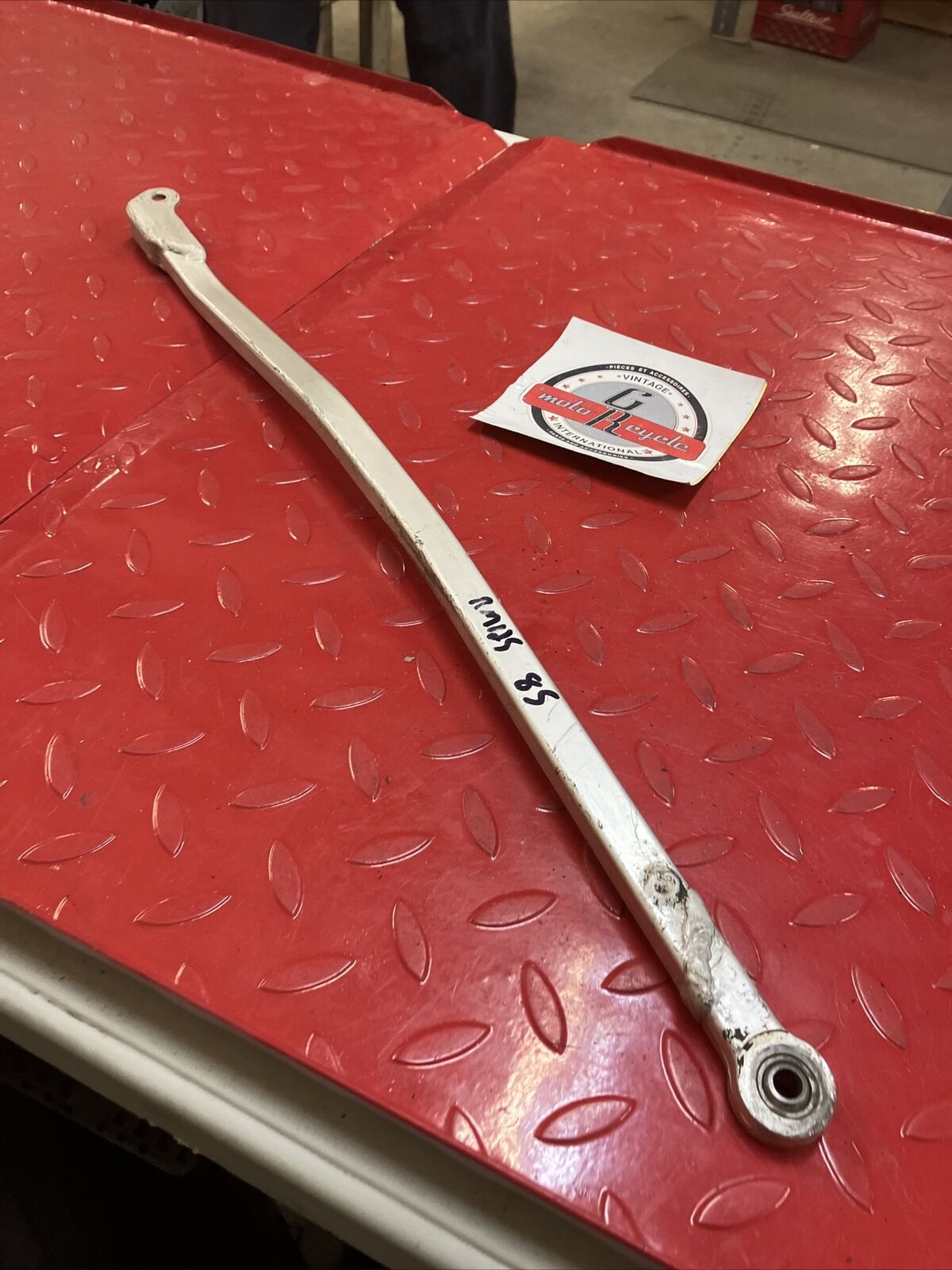 Suzuki RM125 1985 rear brake stopper arm rod 1984