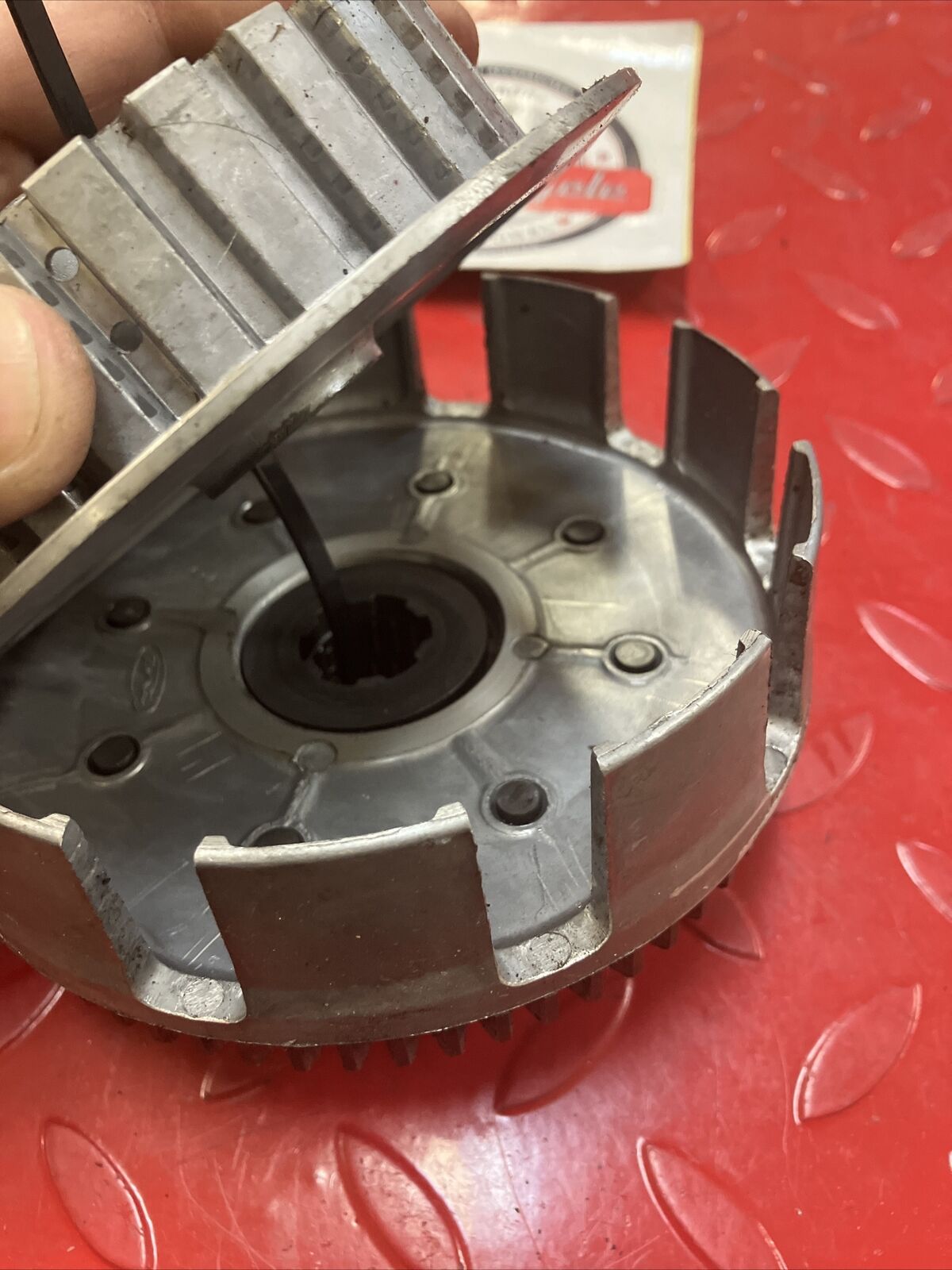 Honda CR125R 1984 clutch basker and hub
