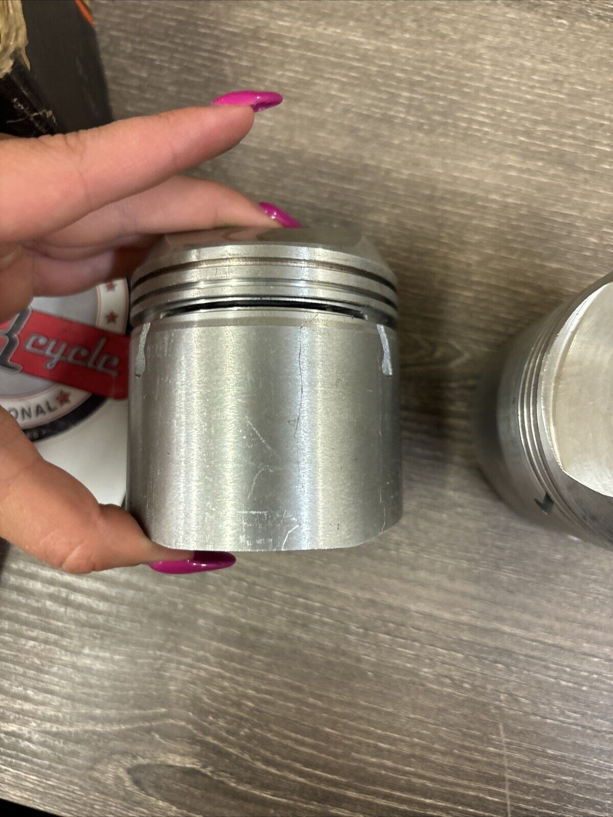 NOS HEPOLITE 650CC BSA PISTON SET STD 75MM POWERMAX 18526 J62