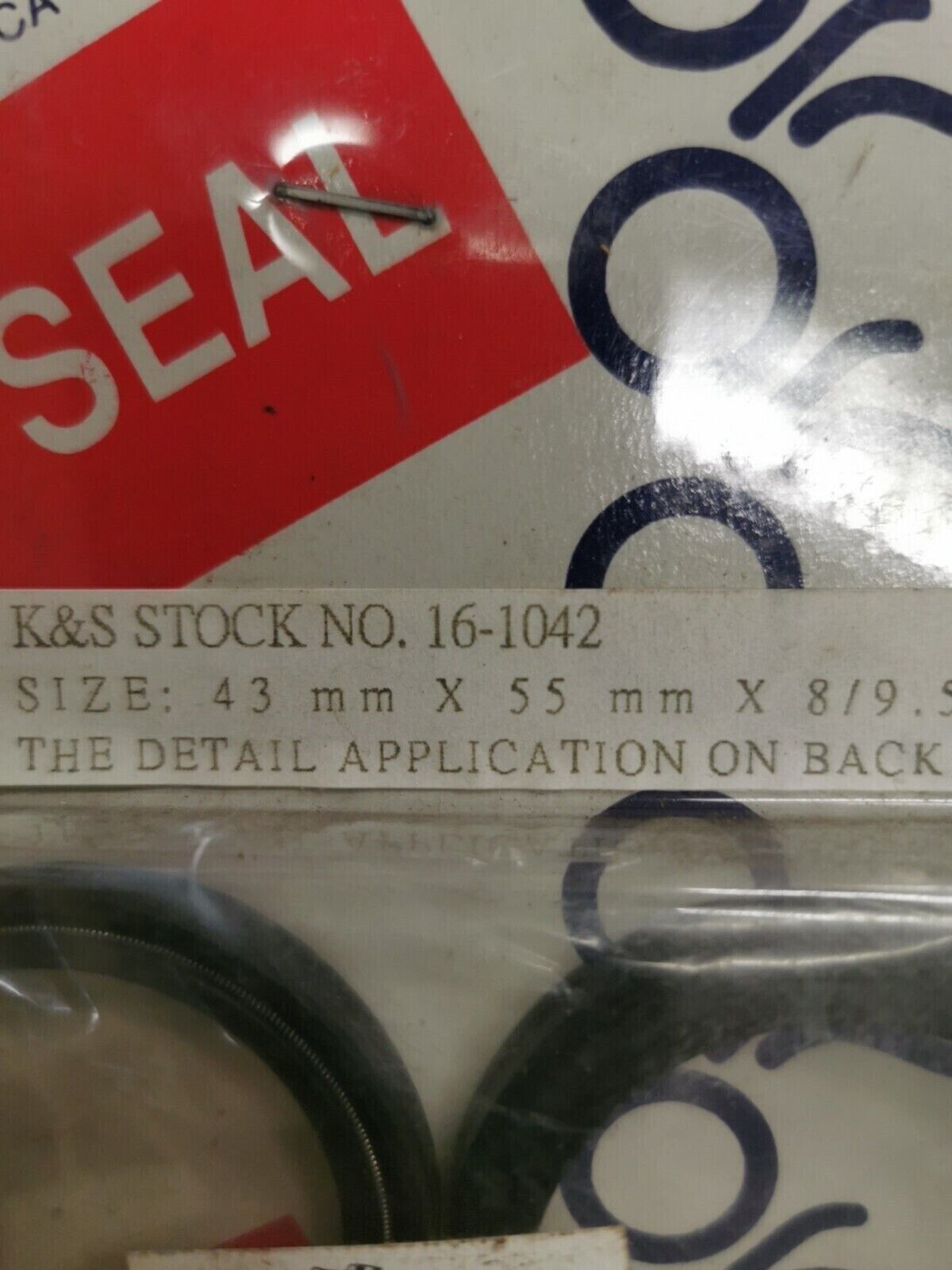 NOS K&S CR125 KX125 KDX220 KX250 ZX-750 FZR-1000  DUST SEAL 16-1042 J18