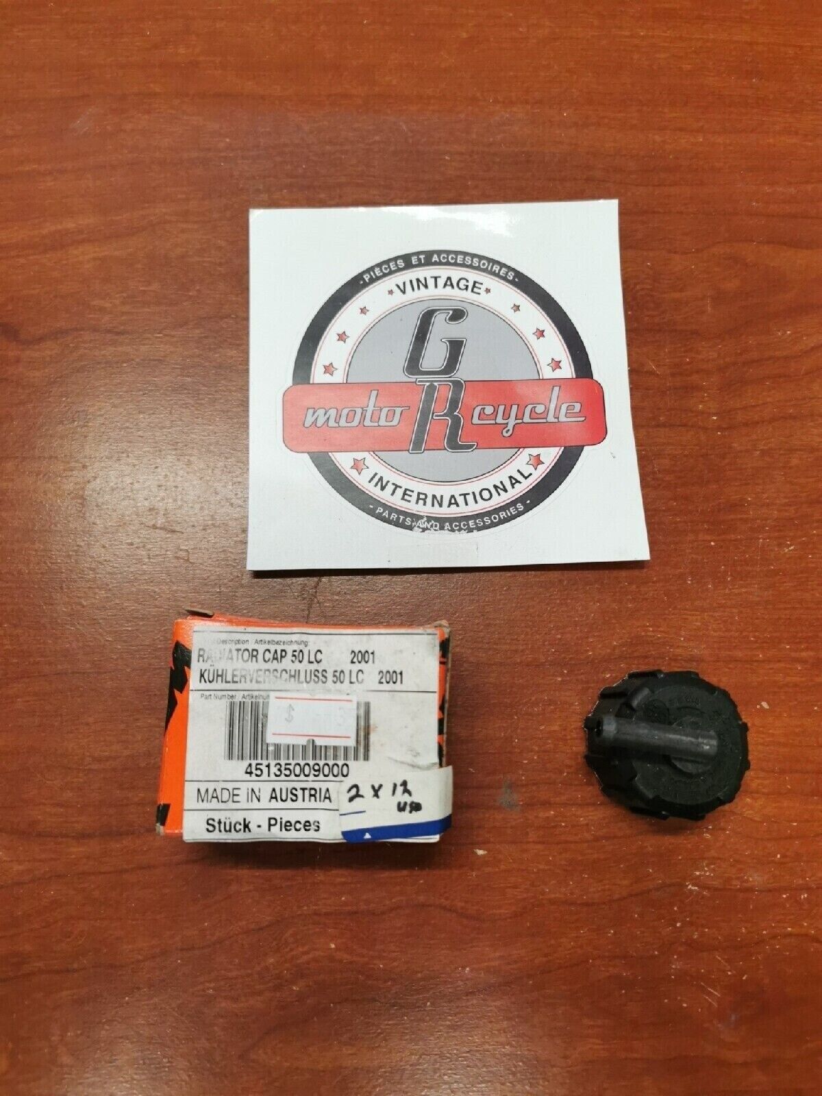 NOS KTM SX50 SX65 RADIATOR CAP 50 LC 1,0 BAR 45135009000 KT3