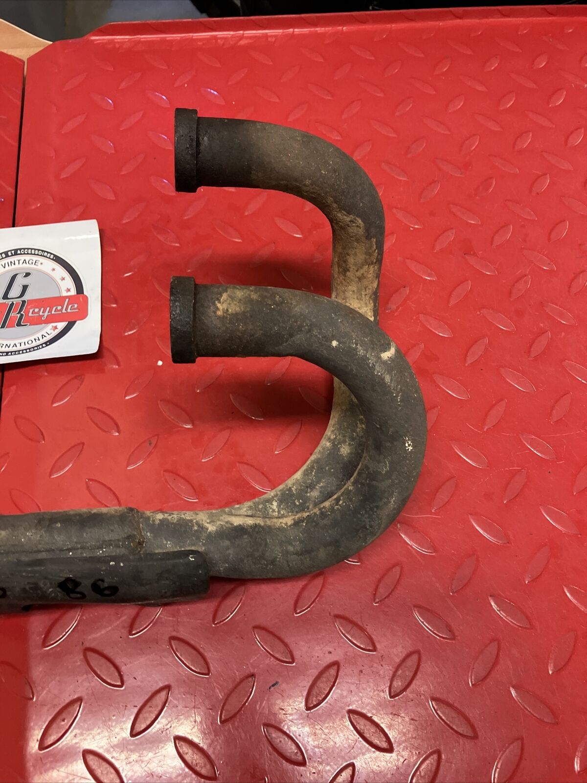 Honda XL600R 1986 exhaust pipe header 1983 1984 1985 1987