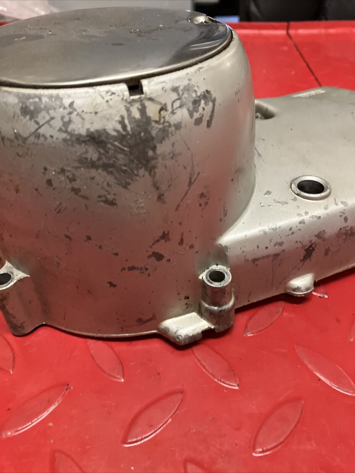 Yamaha U7E 1972 V70 Left crankcase stator cover