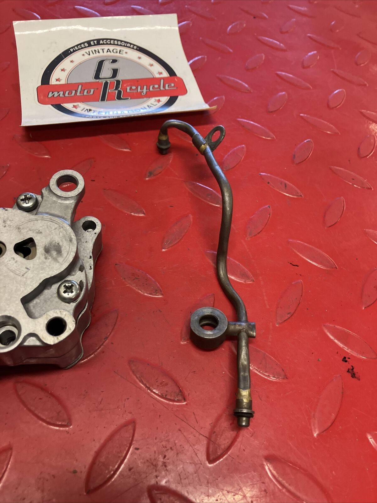 Honda XL350R 1986 oil pump line hose pipe